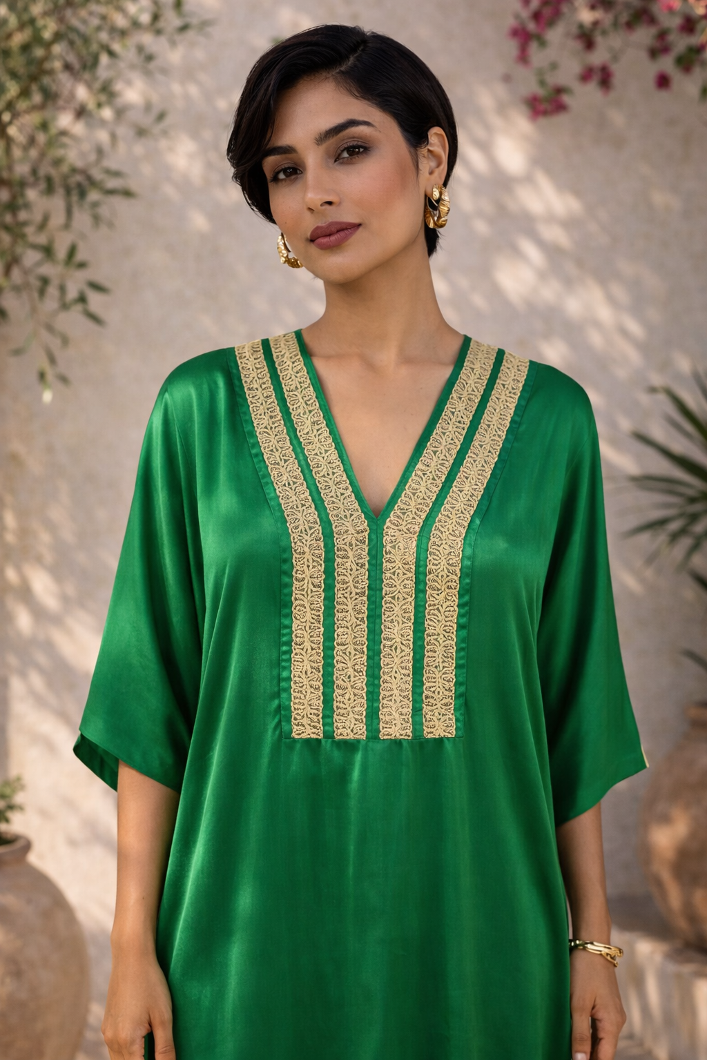 Aura Kaftan Green