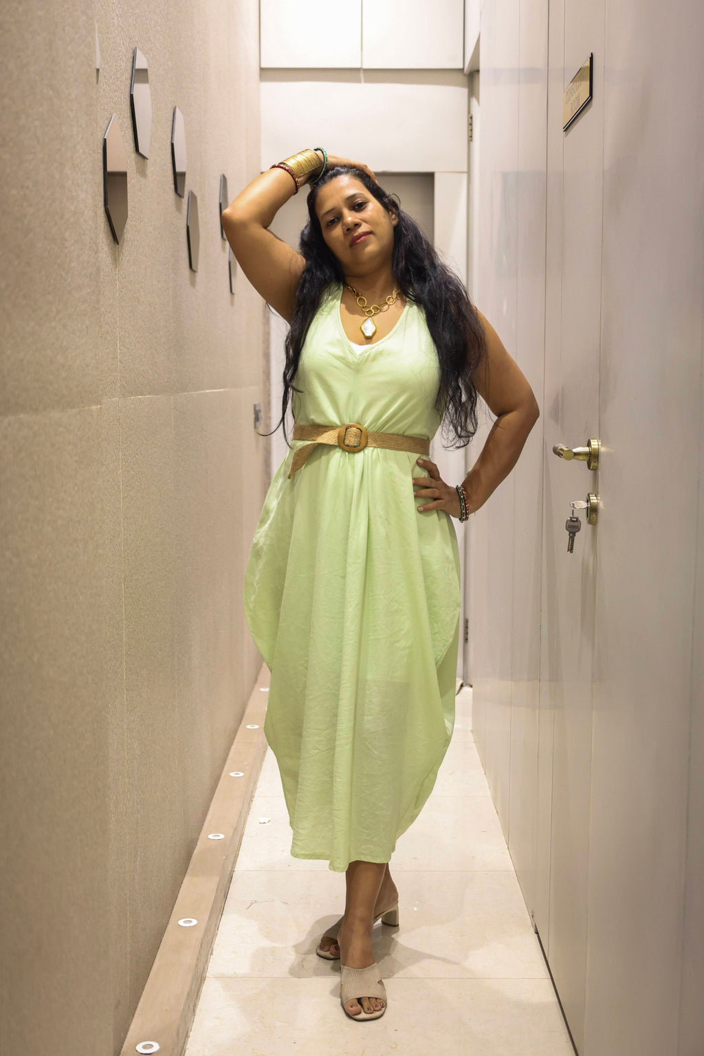 Colva Cocoon Dress — Pista