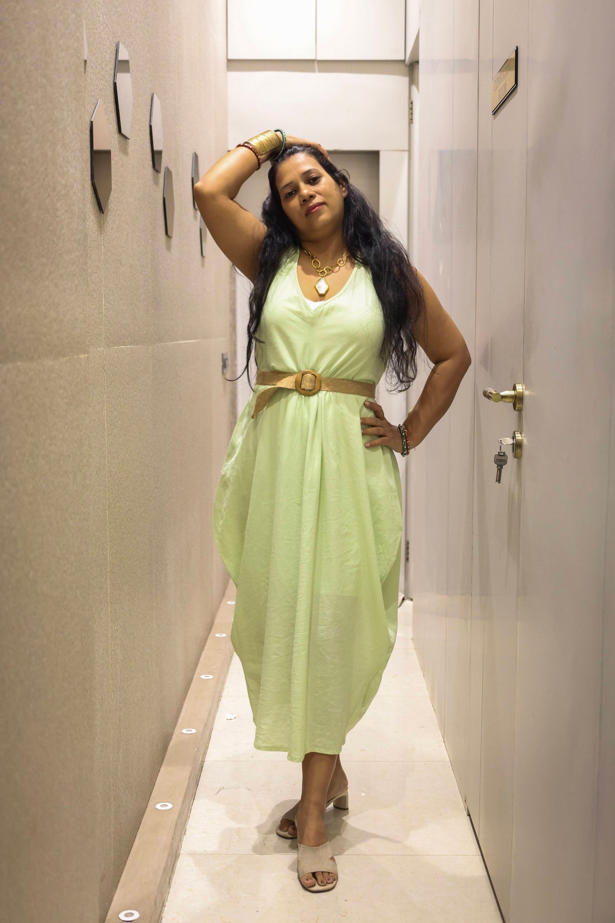 Colva Cocoon Dress — Pista