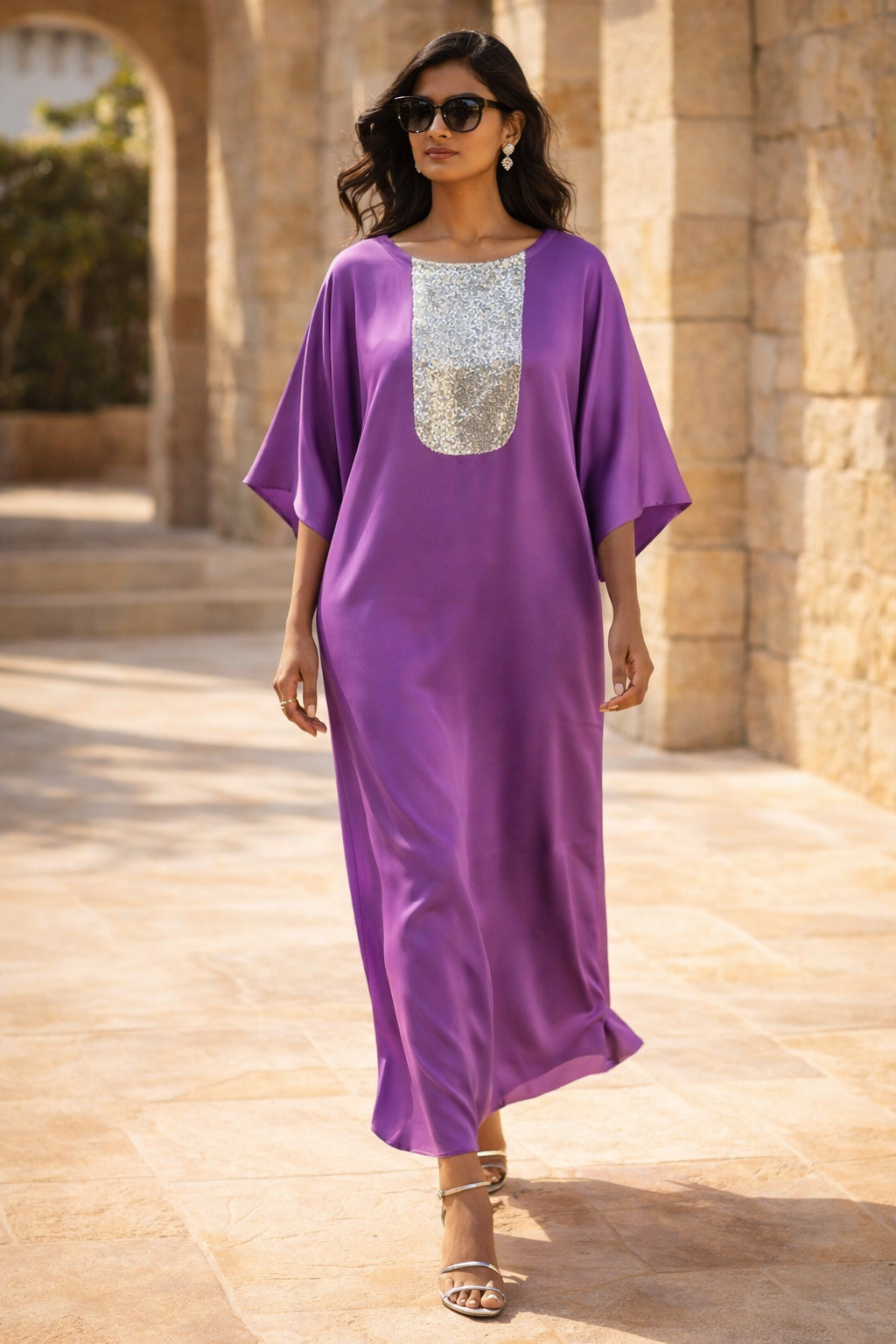 Elan Kaftan Mauve
