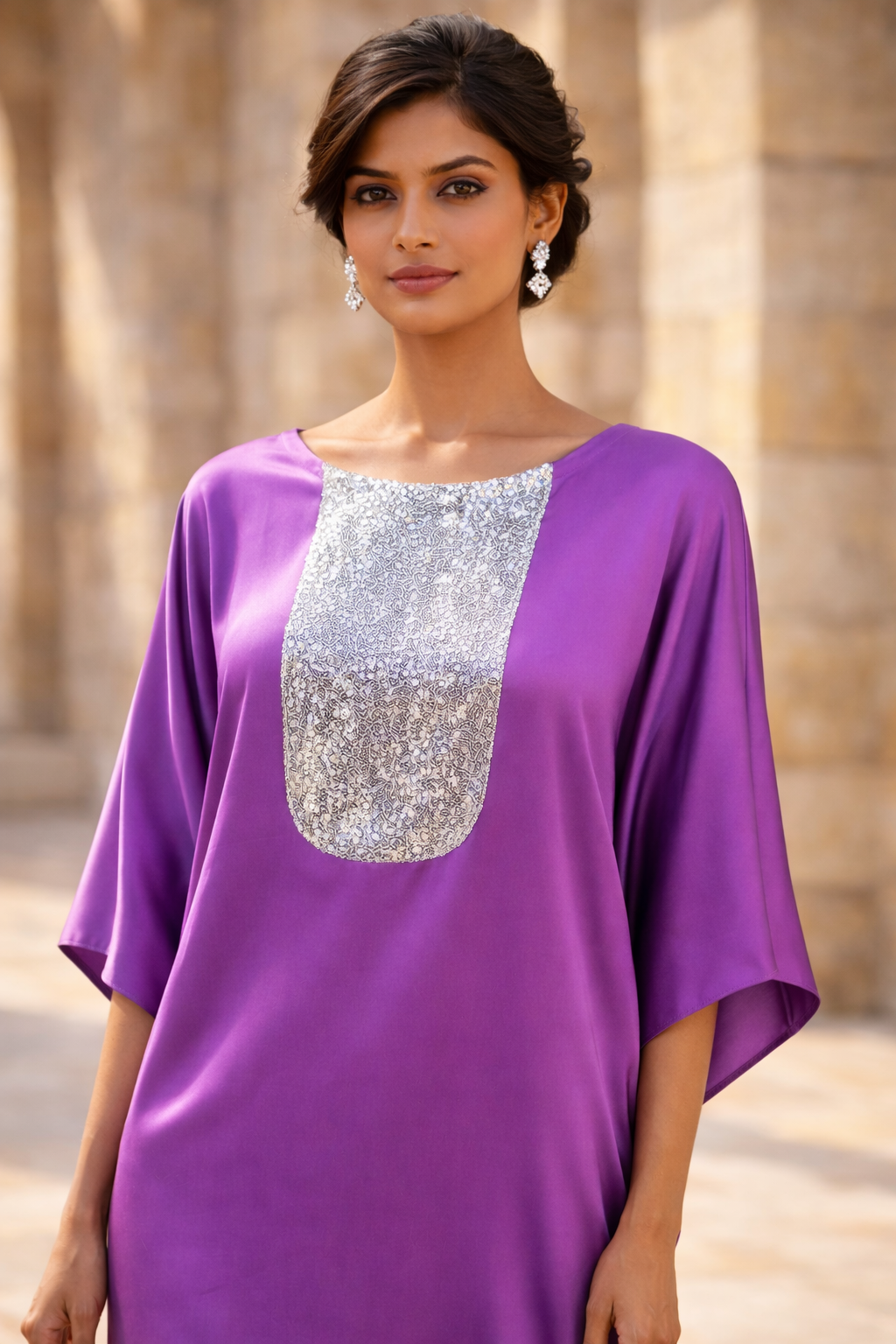 Elan Kaftan Mauve