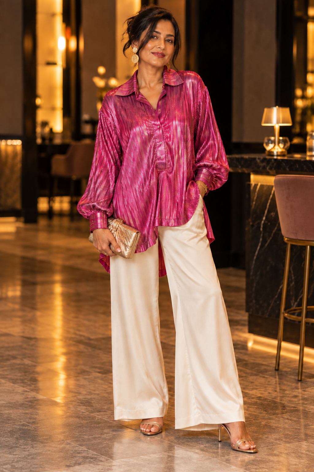 Noir Shirt - Pink