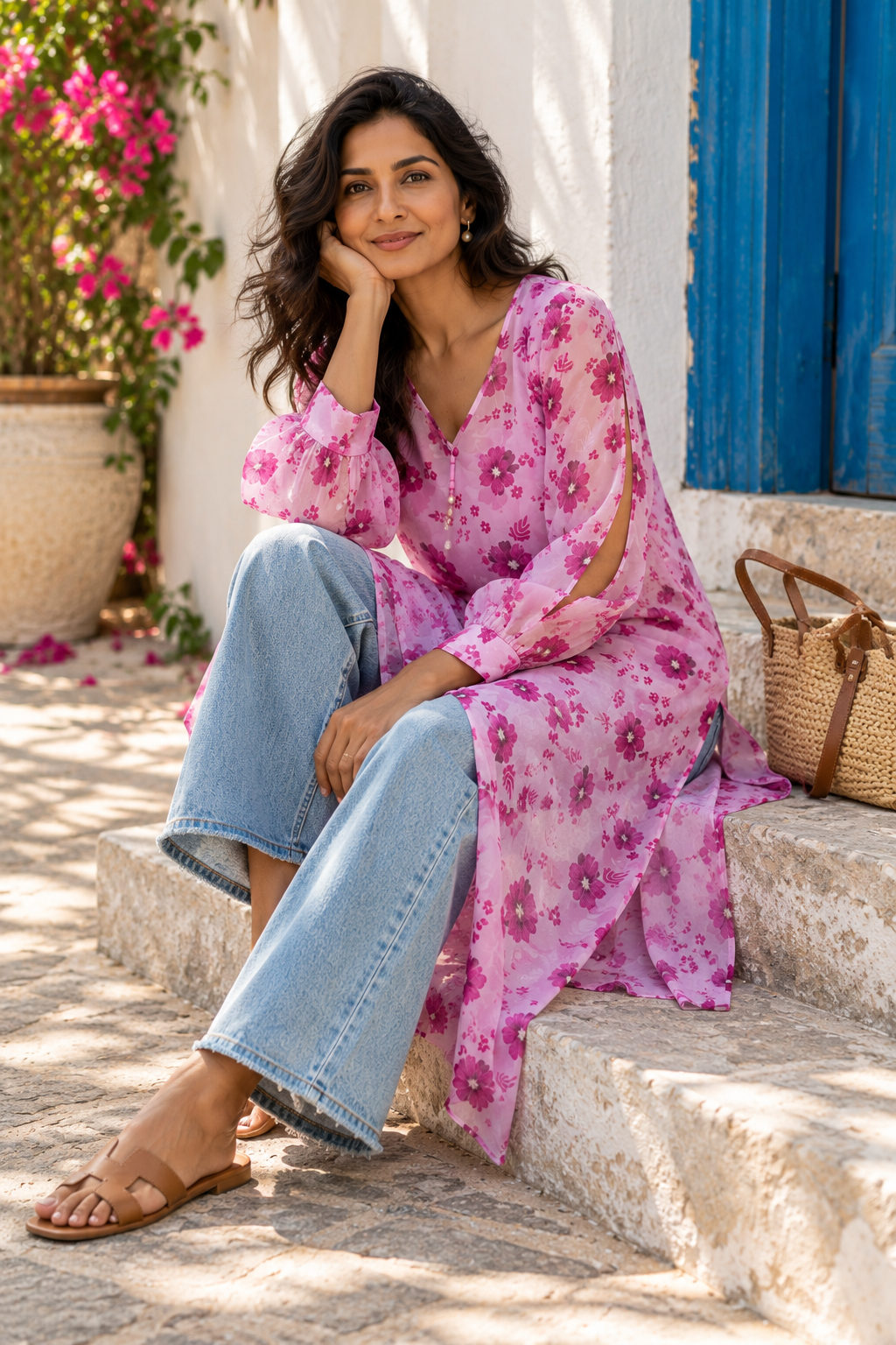 Drift Tunic Pink