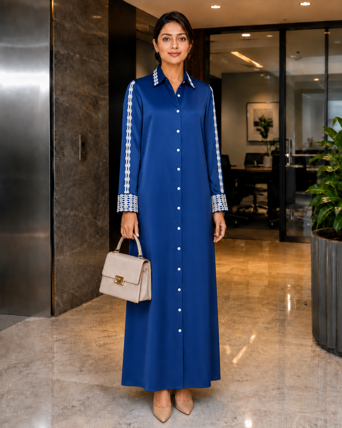 Linea Shirt Dress Blue