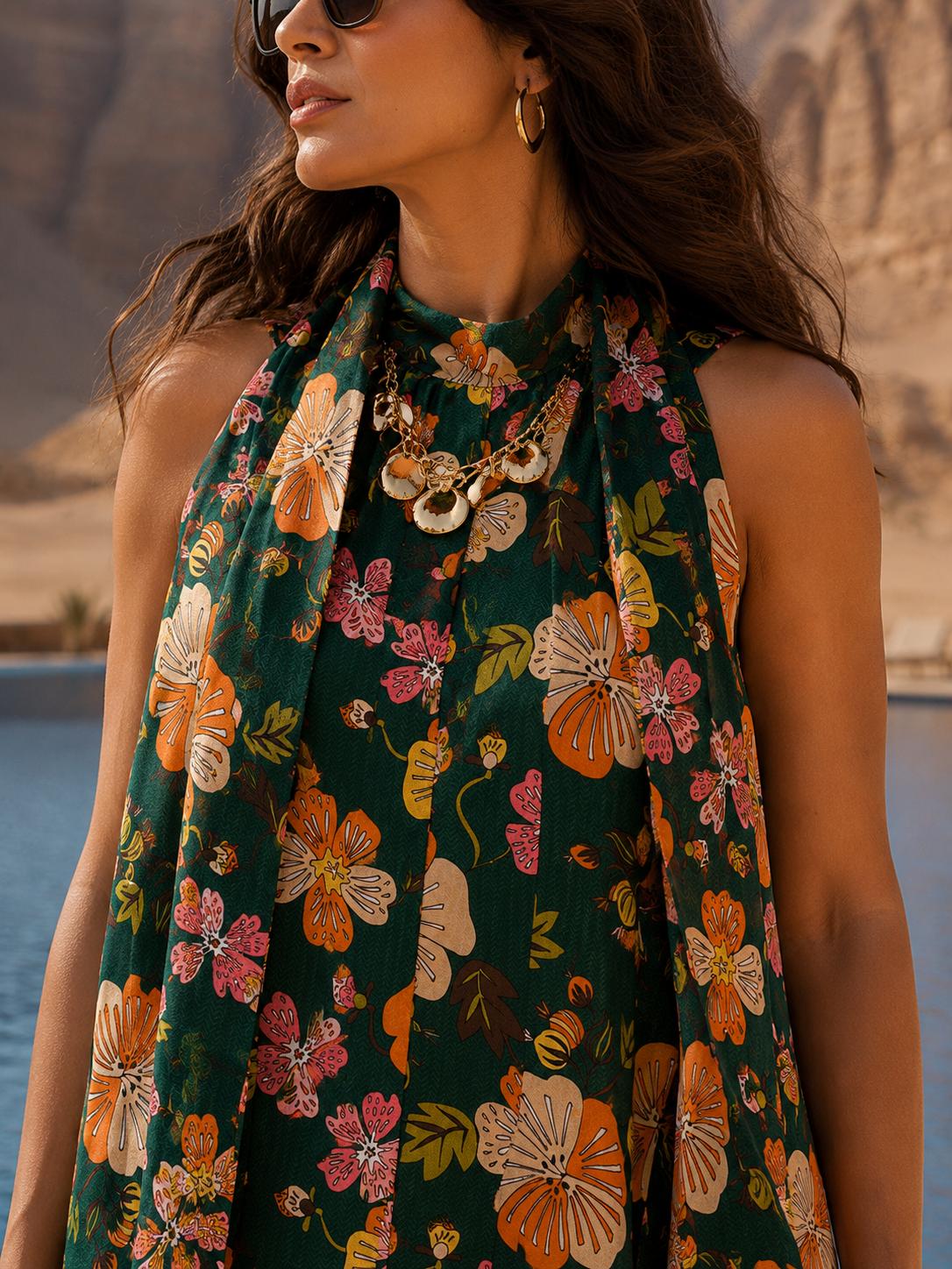Lyra Top – Midnight Bloom
